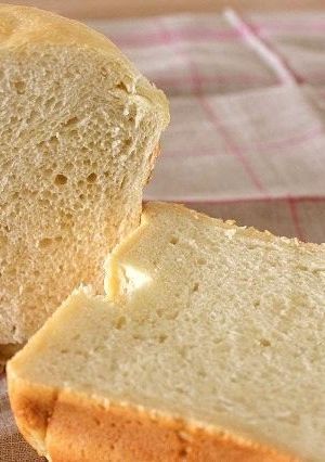 A picture of Butter-free Tofu Bread in a Bread Maker.
