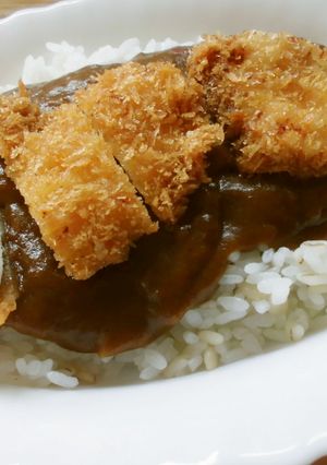 A picture of Chicken Katsu Curry!.
