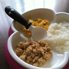 Non-Oil Fluffy Soboro for Babies A picture of Non-Oil Fluffy Soboro for Babies.