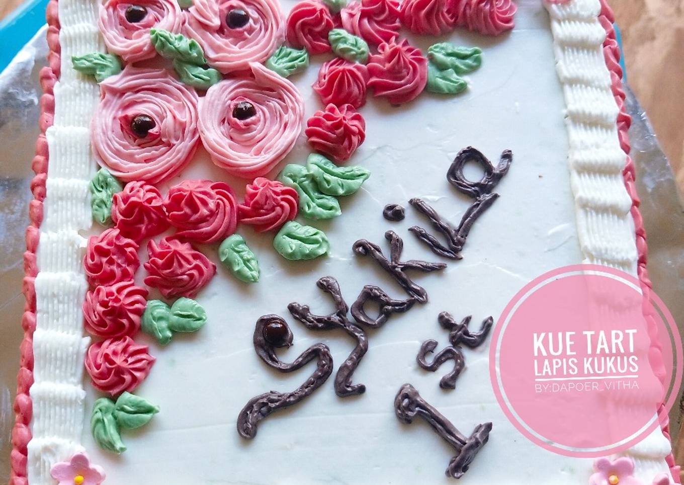 Kue tart lapis kukus