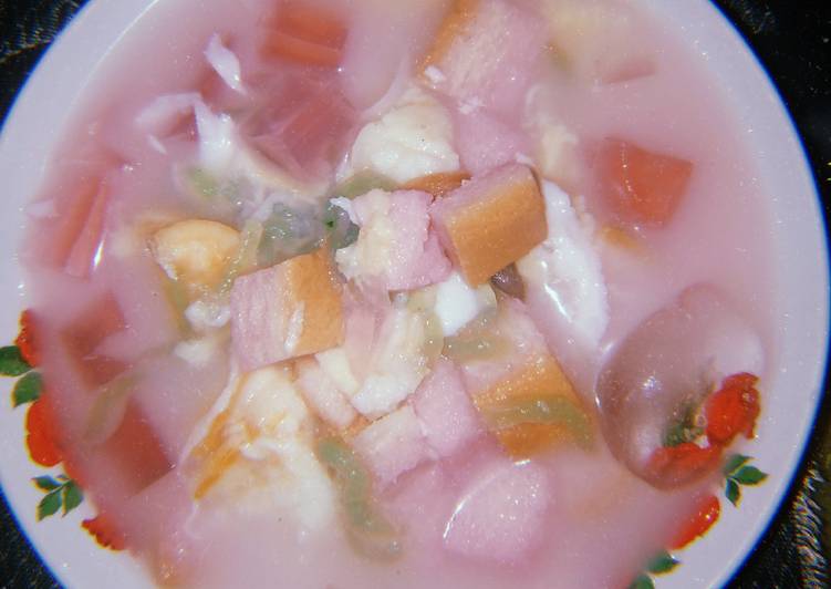 Langkah Mudah untuk Menyiapkan Es campur sederhana yang Enak Banget