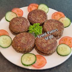 🍔Lentil Patties🍔 A picture of 🍔Lentil Patties🍔.