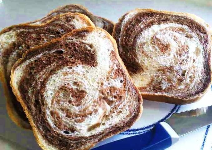 Easiest Way to Make Ultimate Made in a Bread Machine! The Easiest Marbled Bread