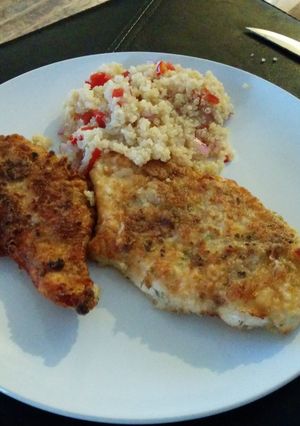 A picture of Lemon and Garlic Chicken With Spiced Spinach.
