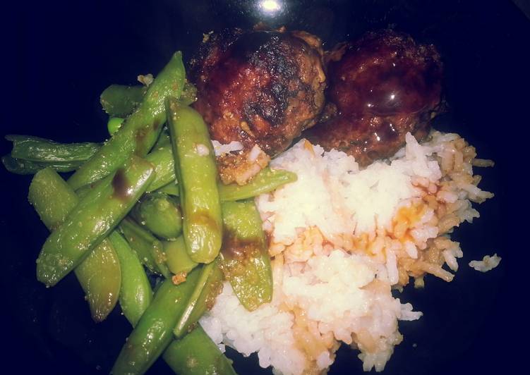 Recipe of Homemade Teriyaki Pork Meatballs