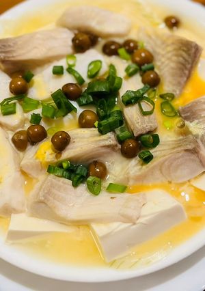鯛魚豆腐蒸 的食譜成品照片