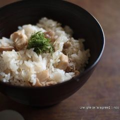 A picture of Ginger Chicken Rice.