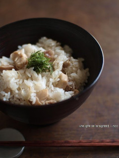 A picture of Ginger Chicken Rice.