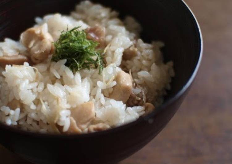 Recipe of Award-winning Ginger Chicken Rice