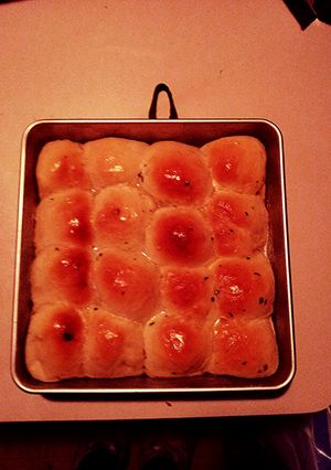 A picture of Bread Machine Recipe for Cheese Stuffed Garlic Rolls.