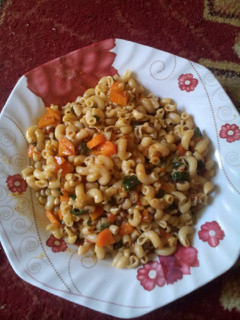 Macaroni da wake ainihin hoton girkin