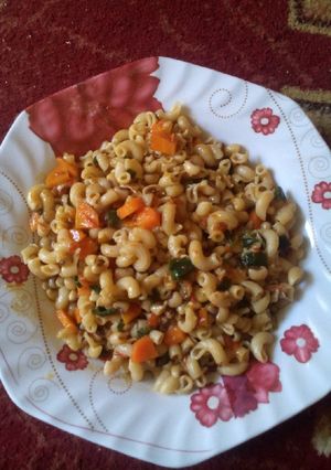 Macaroni da wake ainihin hoton girkin