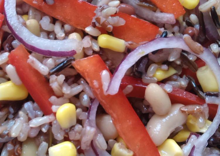 Vickys Mixed Bean &amp; Wild Rice Salad