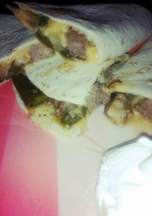 A picture of Easy Steak Quesadillas..
