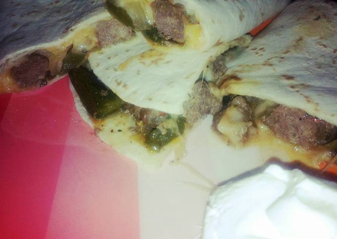 Recipe of Favorite Easy Steak Quesadillas.