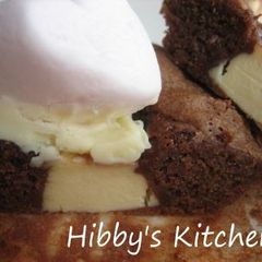 A picture of Simple Cream Cheese Brownies.