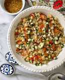 Ensalada de garbanzos, quinoa y más