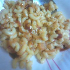 A picture of Hot and spicy macaroni.
