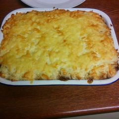 A picture of Quorn cottage pie.