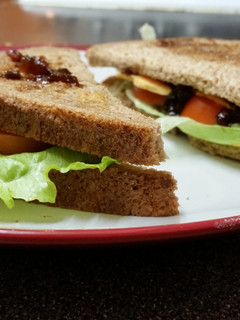 A picture of Ploughman sandwich.