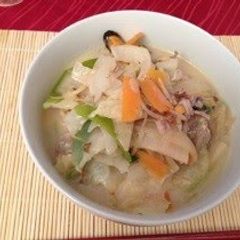Homemade Champon~ Enjoy Chinese-style Noodles with Pasta Abroad A picture of Homemade Champon~ Enjoy Chinese-style Noodles with Pasta Abroad.