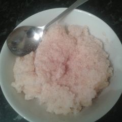 A picture of Slow cooker rice pudding.