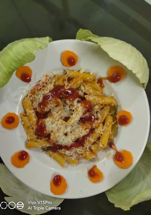 વેજીટેબલ વ્હીટ પાસ્તા(vegetables pasta in Gujarati) રેસીપી મુખ્ય ફોટો