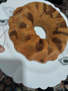 عکسی از دستور کیک دورنگ