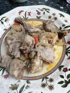Una foto de Conejo en escabeche