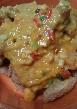 Foto resep Crispy chicken with salted egg