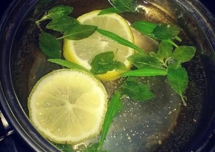 Easiest Way to Make Super Quick Homemade Lemon green tea