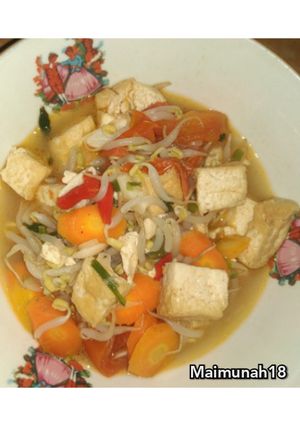 Foto resep Sayur Tahu Toge Wortel