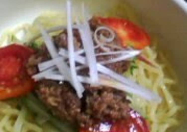 Healthy Recipe of Zhajiangmian (with Meat-Miso)