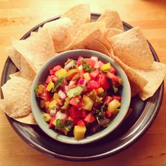 A picture of Pico De Gallo.