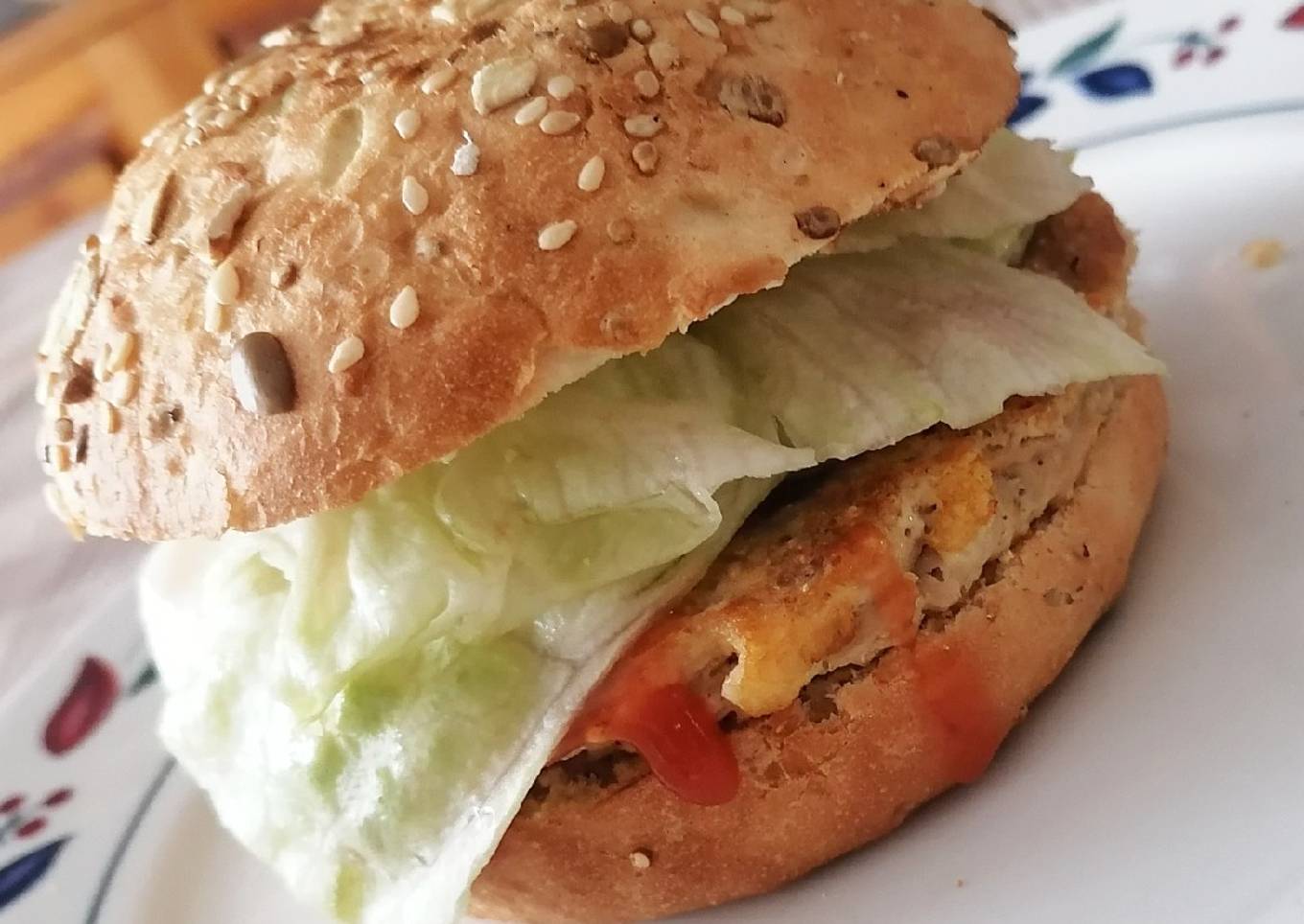 Hamburguesa de atún 🐟