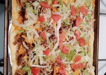 Easiest Way to Recipe Delicious Taco Pizza