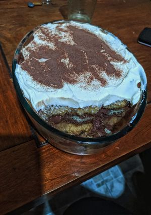 Una foto de Postre de Vainillas
