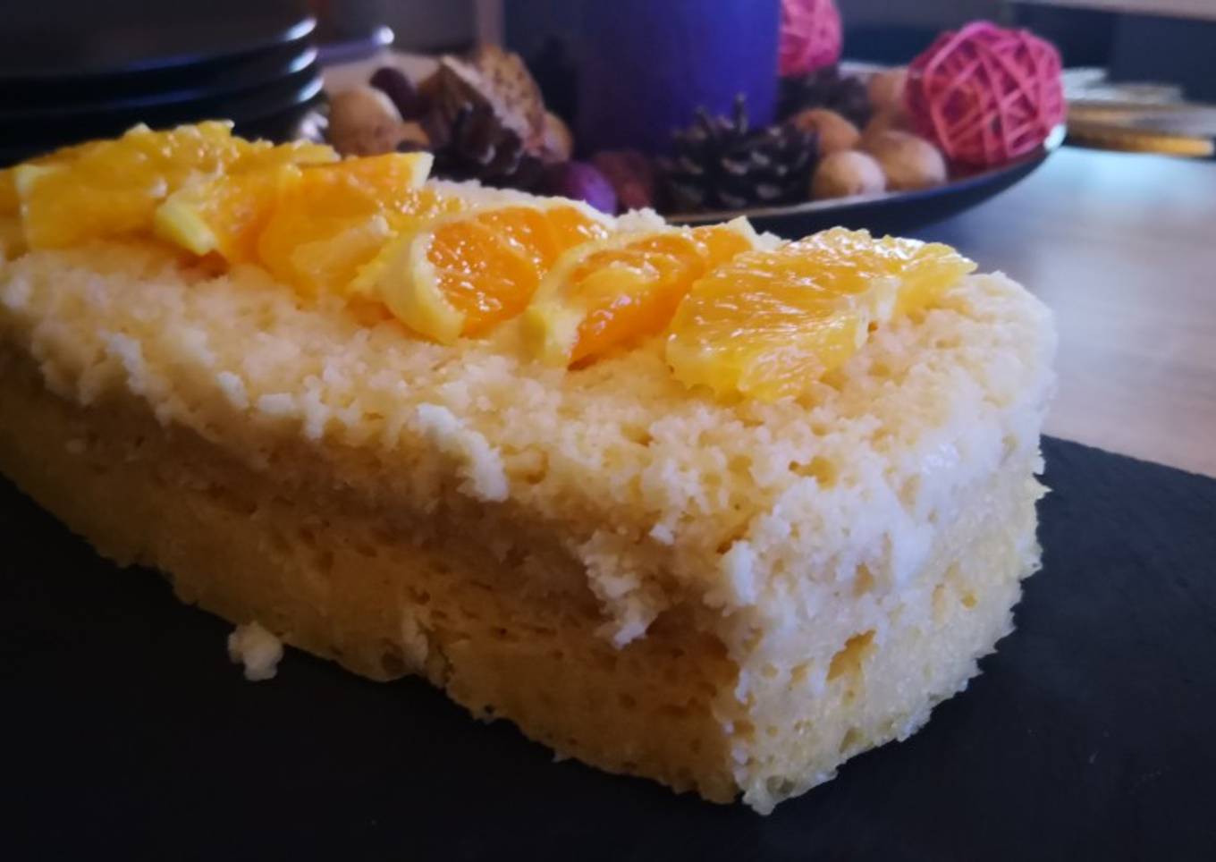 Bizcocho en microondas