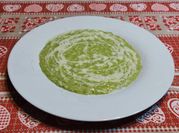 Una foto di fonduta di gorgonzola
