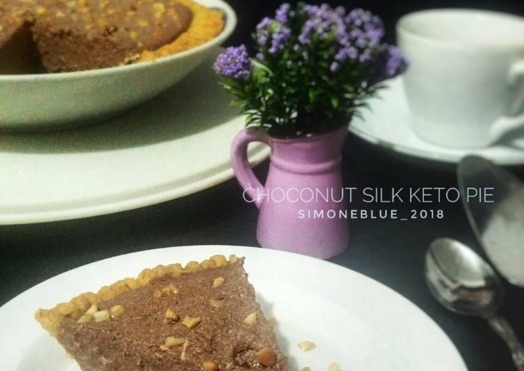 Choconut Silk Keto Pie #ketopad_cp_anekapieketo