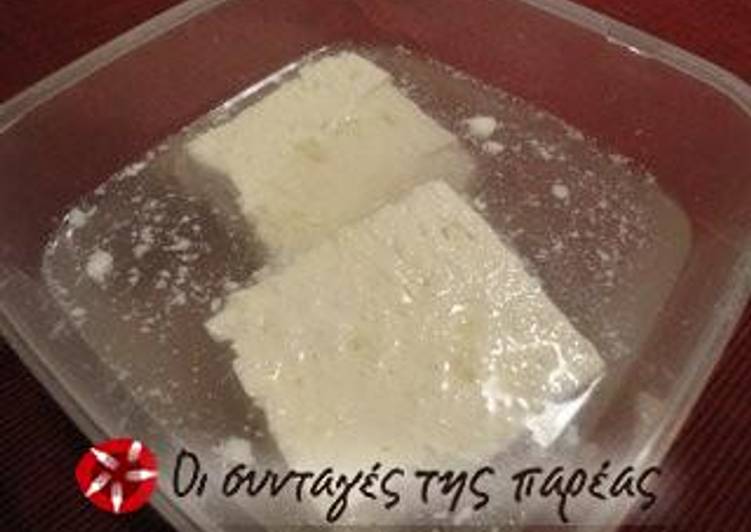 How to Make Perfect Brine to store feta cheese