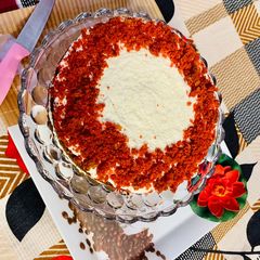 A picture of Red Velvet Cake (Eggless).