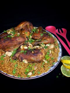 صورة لوصفة الكبسة السعودية