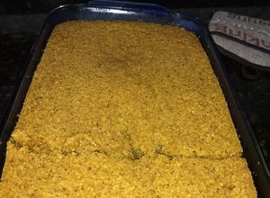 Una foto de Bizcocho de naranja esponjoso al microondas