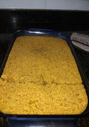 Una foto de Bizcocho de naranja esponjoso al microondas