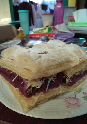 Foto resep Taro Cheese Snowcake