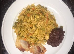 Una foto de Arroz con Pollo