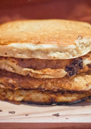 Une photo de Pancakes banane sans gluten