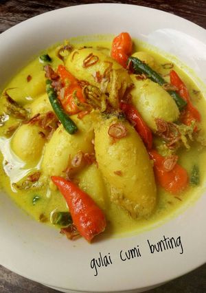 Foto resep Gulai Cumi Bunting