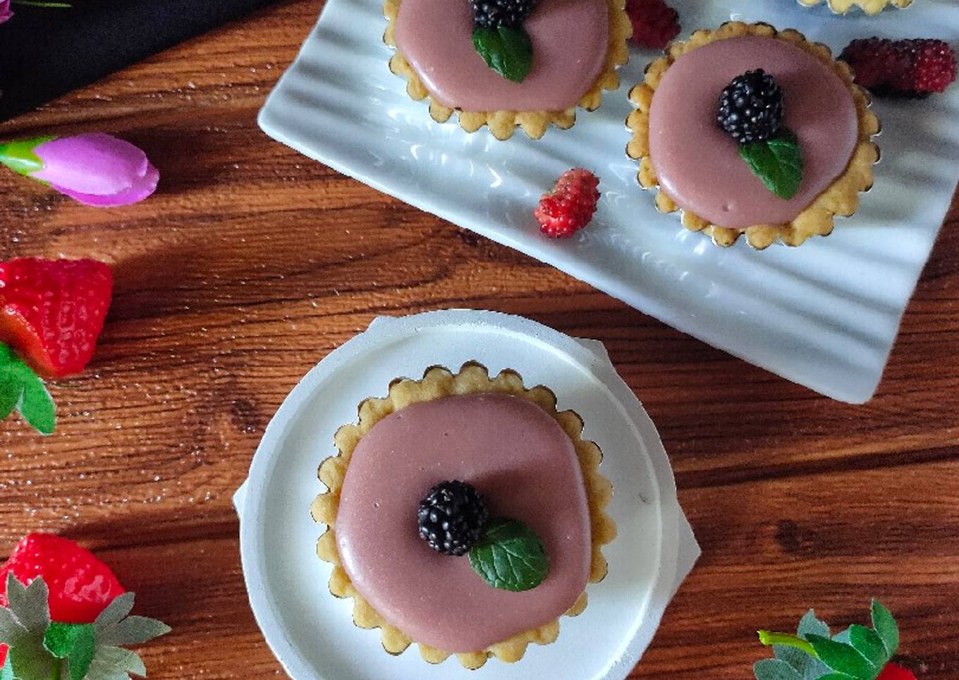 Blueberry Cheese Tart